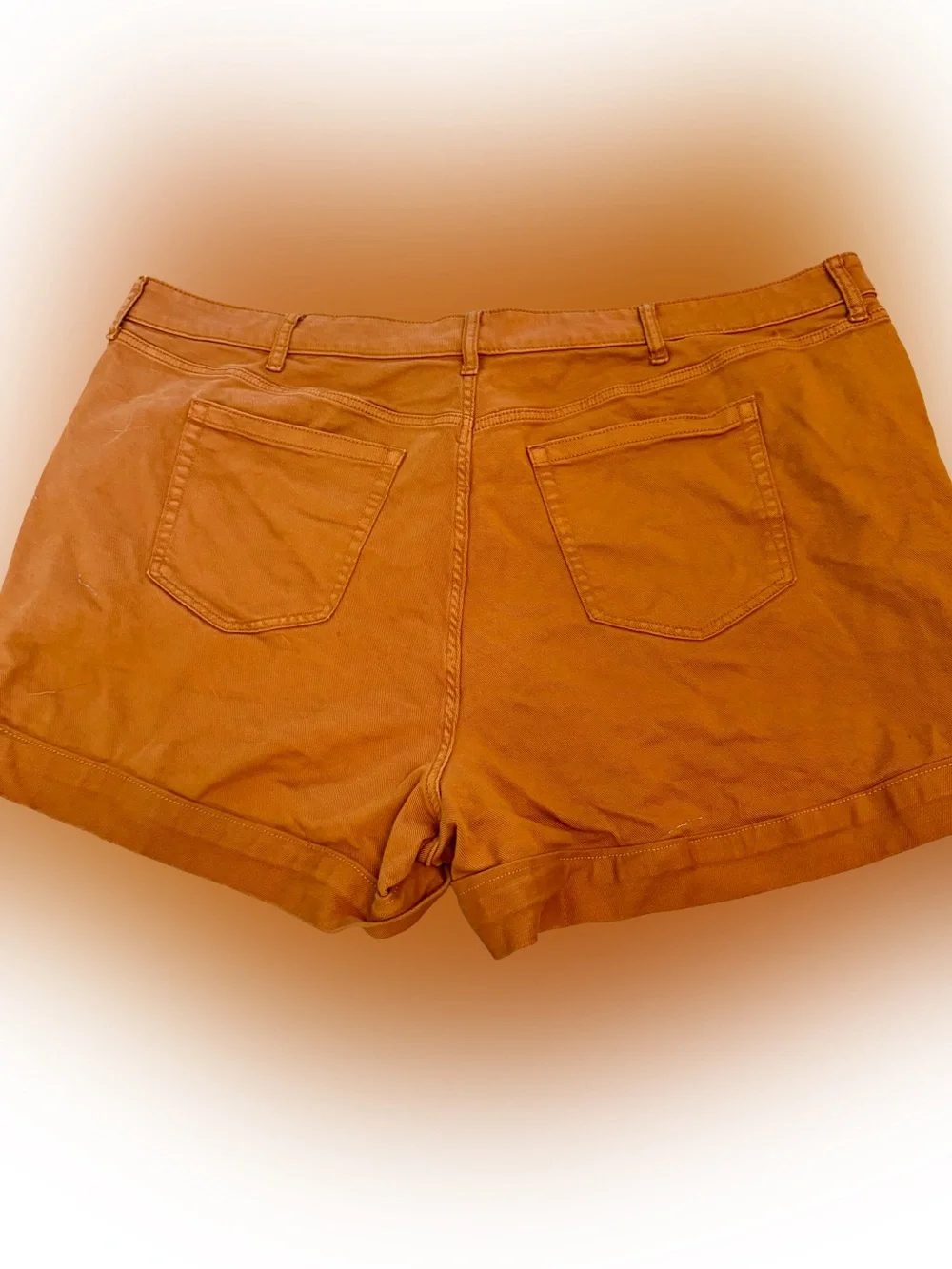 torrid Rust Orange Denim Shorts